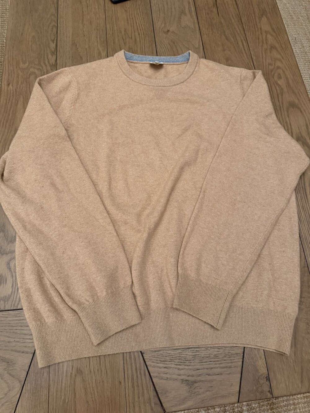 Faherty Khaki Crewneck Sweater Mens XL